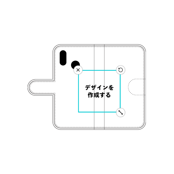 HUAWEI nova 3 手帳型ケース 標準留め具 オリジナルケース 作成
