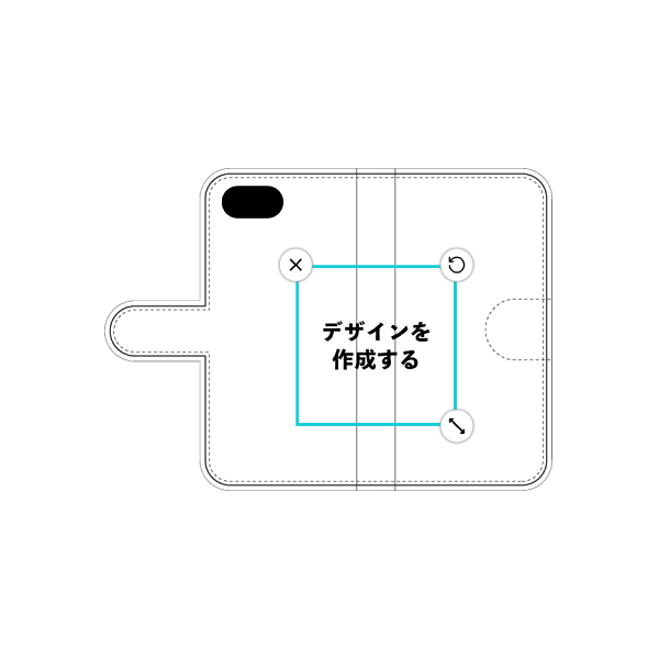 OPPO Reno A 手帳型ケース 標準留め具 オリジナルケース 作成