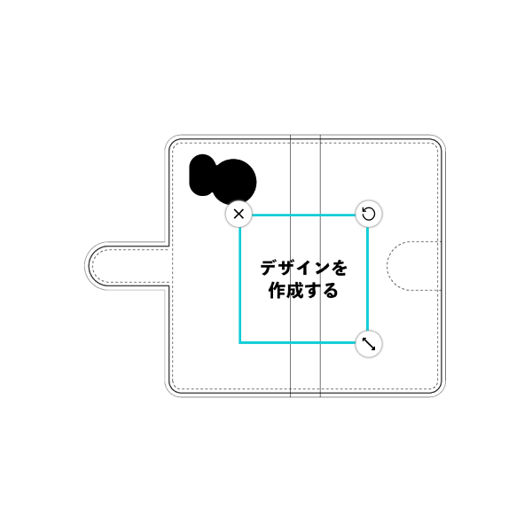 AQUOS sense7 Plus 手帳型ケース 標準留め具 オリジナルケース 作成