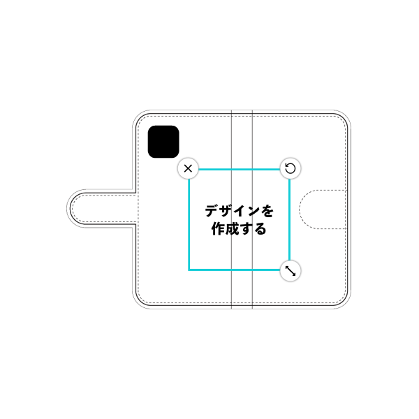 AQUOS sense6s(SHG07) 手帳型ケース 標準留め具 オリジナルケース 作成