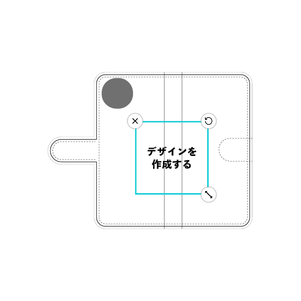 AQUOS wish5(A502SH) 手帳型ケース 標準留め具 オリジナルケース 作成