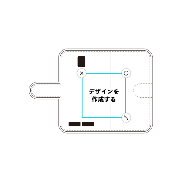 FREETEL Priori4(FTJ162D) 手帳型ケース 標準留め具 オリジナルケース 作成