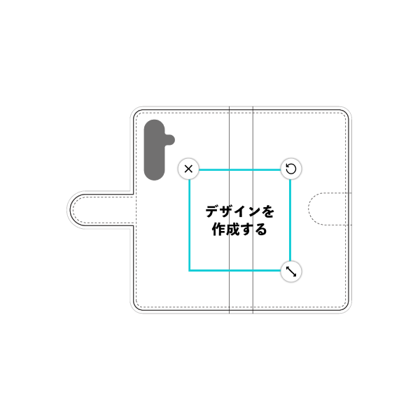 Galaxy A55 5G(SCG27) 手帳型ケース 標準留め具 オリジナルケース 作成