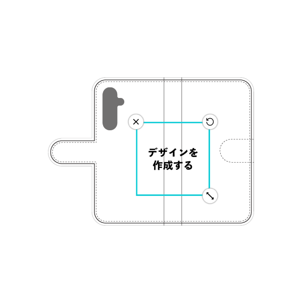 Galaxy S23 FE(SCG24) 手帳型ケース 標準留め具 オリジナルケース 作成