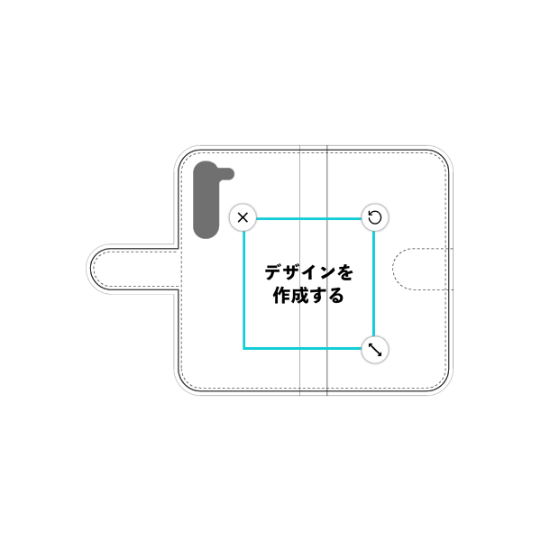 Galaxy S23(SC-51D) 手帳型ケース 標準留め具 オリジナルケース 作成