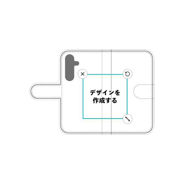 Galaxy全機種 手帳型ケース 通常留め具 オリジナルケース 作成