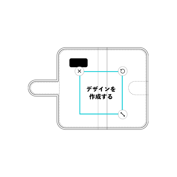 Galaxy S8(SCV36) 手帳型ケース 標準留め具 オリジナルケース 作成