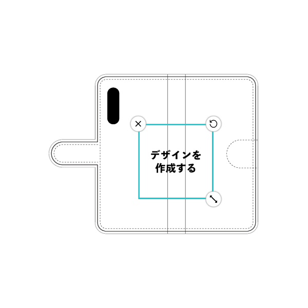LG VELVET(L-52A) 手帳型ケース 標準留め具 オリジナルケース 作成