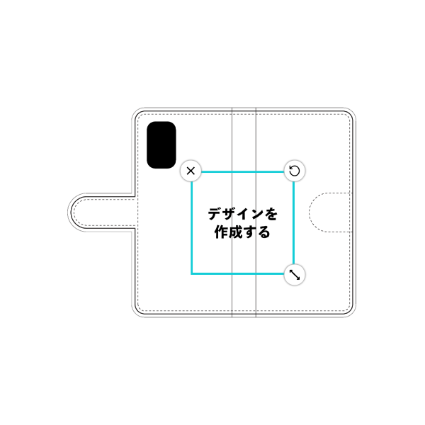 Xiaomi Redmi Note 10T(A101XM) 手帳型ケース 標準留め具 オリジナルケース 作成