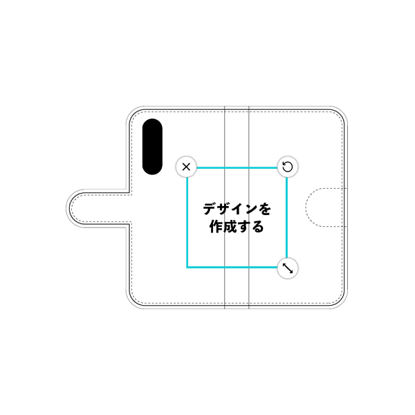 ZTE Axon 10Pro 5G 手帳型ケース 標準留め具 オリジナルケース 作成