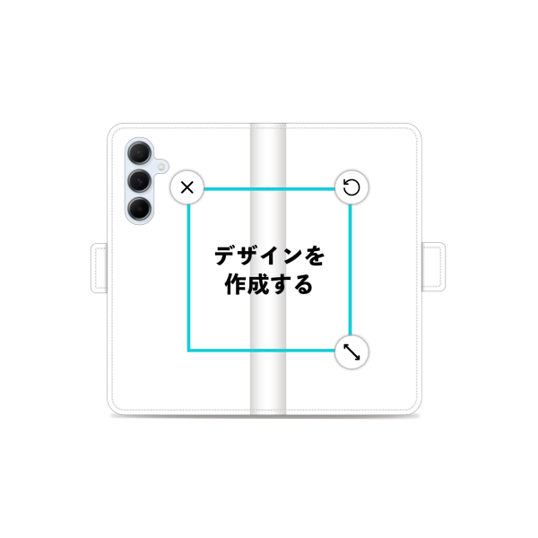 Galaxy A55 5G(SCG27) 手帳型ケース ショート留め具 オリジナルケース 作成