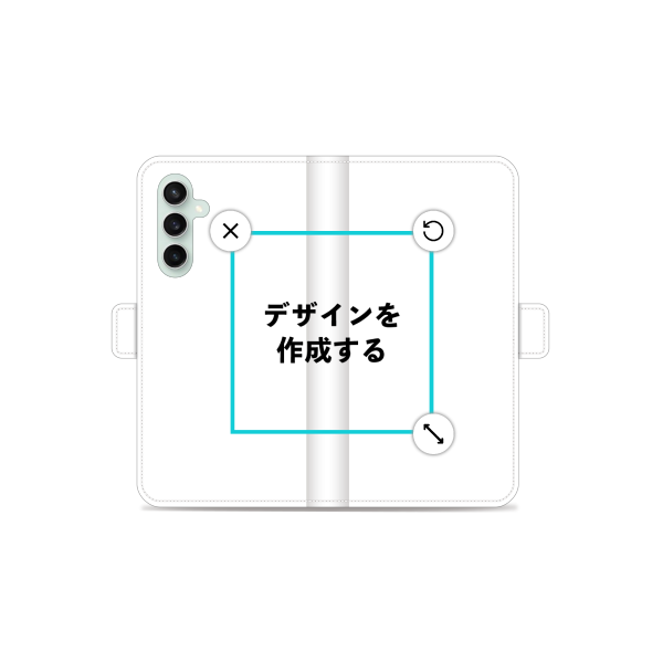 Galaxy S23 FE(SCG24) 手帳型ケース ショート留め具 オリジナルケース 作成