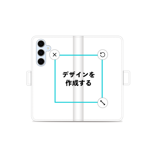 Galaxy S24 FE(SCG30) 手帳型ケース ショート留め具 オリジナルケース 作成