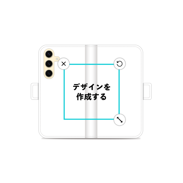 Galaxy全機種 手帳型ケース ショート留め具 オリジナルケース 作成