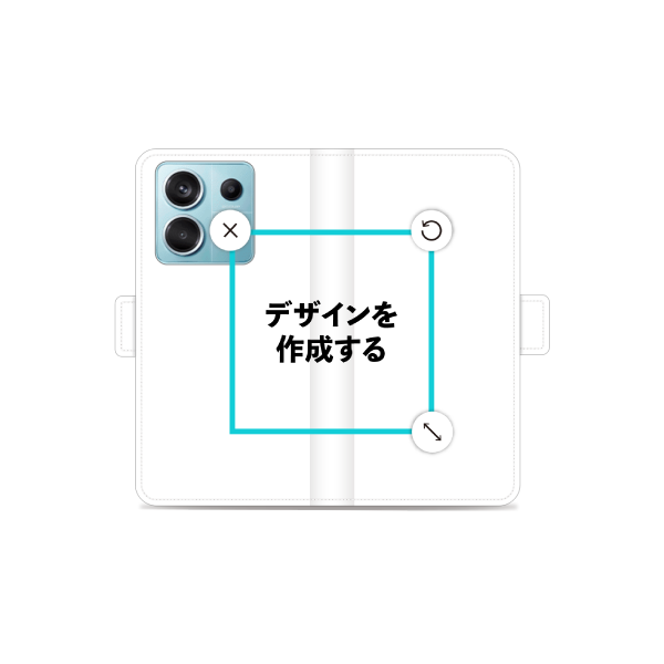 Xiaomi全機種 手帳型ケース ショート留め具 オリジナルケース 作成