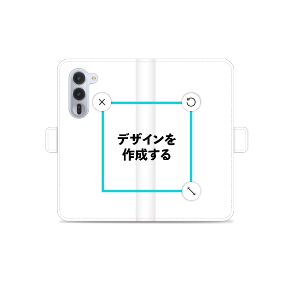 arrows Alpha(F-51F) 手帳型ケース ショート留め具 オリジナルケース 作成