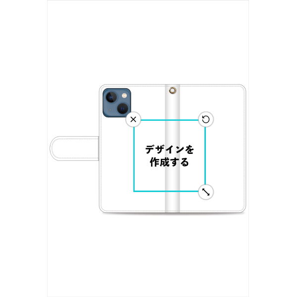 iPhone13mini 手帳型ケース 標準留め具 オリジナルケース 作成
