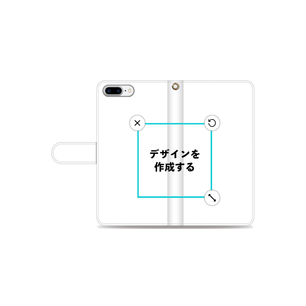 iPhone7Plus 手帳型ケース 標準留め具 オリジナルケース 作成