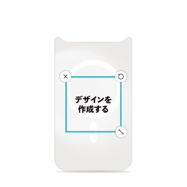 iPhoneAir 着せ替えケース用フェイス フェイス オリジナルケース 作成