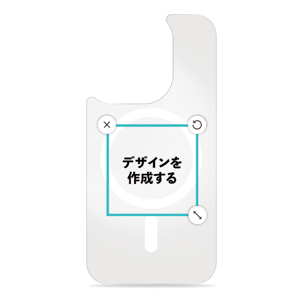 iPhone14Pro 着せ替えケース用フェイス フェイス オリジナルケース 作成