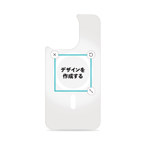 iPhone15ProMax 着せ替えケース用フェイス フェイス オリジナルケース 作成