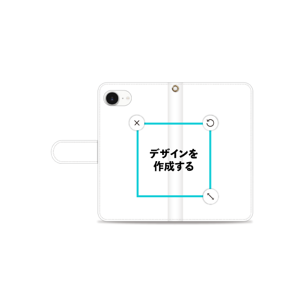 iPhone16e 手帳型ケース 標準留め具 オリジナルケース 作成