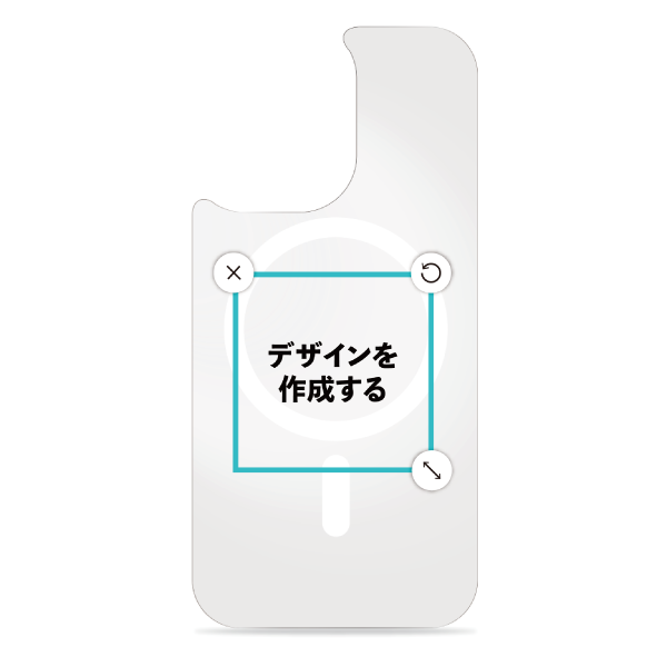 iPhone全機種 着せ替えケース用フェイス オリジナルケース 作成