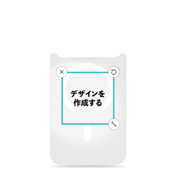 iPhone17Pro 着せ替えケース用フェイス フェイス オリジナルケース 作成