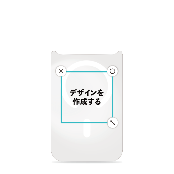 iPhone17ProMax 着せ替えケース用フェイス フェイス オリジナルケース 作成